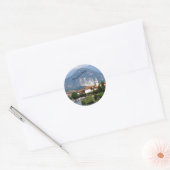 Pescatori, Italië landschap Ronde Sticker (Envelop)