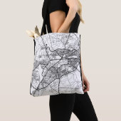 Peshawar Pakistan Stad Kaart Tote Bag (Dichtbij)