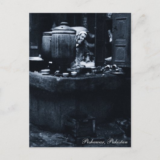 Peshawar, Tea Maker,  Pakistan Briefkaart (Voorkant)