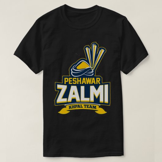 Peshawar Zalmi cricket team logo T-shirt (Design voorkant)
