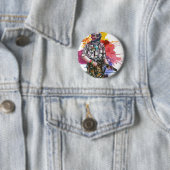 Peshmerga Freedom Warrior.png Ronde Button 5,7 Cm (In situ)