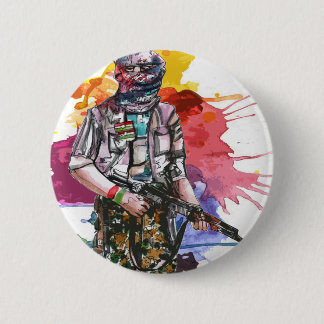 Peshmerga Freedom Warrior.png Ronde Button 5,7 Cm