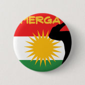 Peshmerga Ronde Button 5,7 Cm (Voorkant)
