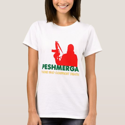 PESHMERHA - DEGENEN DIE DE DOOD VEROORDELEN T-SHIRT (Voorkant)