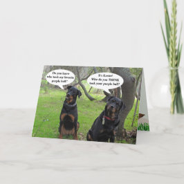Pesky Paashaas Rottweiler Paas Kaart