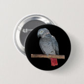 Pesky Parrot Badge Ronde Button 5,7 Cm (Voorkant /achterkant)