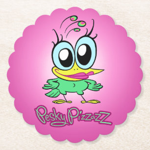 Pesky Pizzazz-Onderzetters Kartonnen Onderzetters