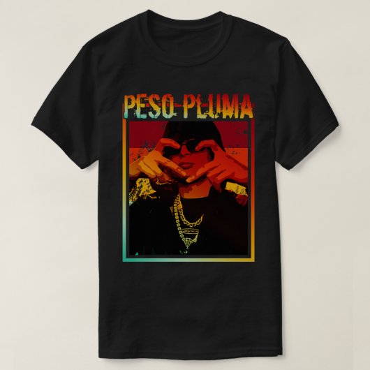 Peso pluma Retro-poster T-shirt (Design voorkant)