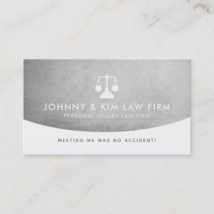 Pesonal Injury Law Firma Visitekaartjes