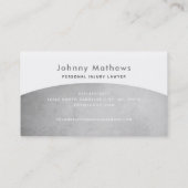 Pesonal Injury Law Firma Visitekaartjes (Achterkant)