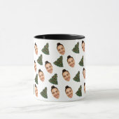 Pesonalized Christmas Mug with Your Face  Mok (Midden)