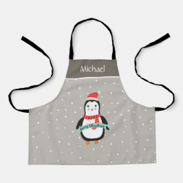 Pesonalized Cute Little KerstPenguin Schort