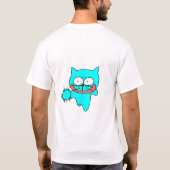 Pesoo Crazy Art Cat T-shirt (Achterkant)