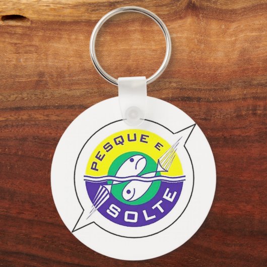 Pesque e Solte Sleutelhanger (Voorkant)