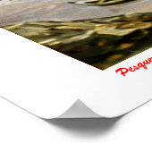 Pesquero en Muxía (A Coruña) Poster (Hoek)