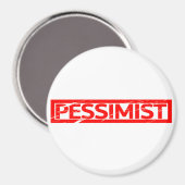 Pessimist Stamp Magneet (Voorkant / Achterkant)