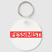 Pessimist Stamp Sleutelhanger (Voorkant)