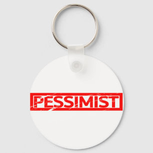 Pessimist Stamp Sleutelhanger