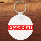 Pessimist Stamp Sleutelhanger (Achterkant)
