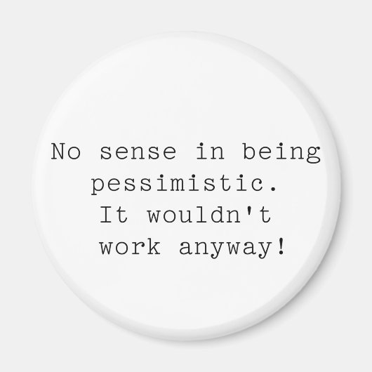 pessimistische magneet (Voorkant)