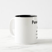 Pessimistische Mok (Voorkant links)