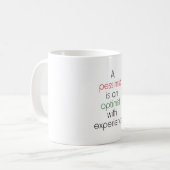 pessimistische optimist koffiemok (Voorkant links)