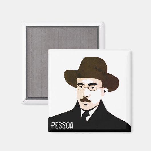 Pessoa Magneet (Voorkant / Achterkant)
