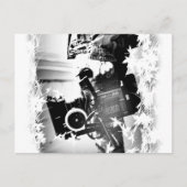 Pessoa Segurando uma câmera dslr Preta Briefkaart (Voorkant)