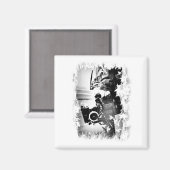 Pessoa Segurando uma câmera dslr Preta Magneet (Voorkant / Achterkant)