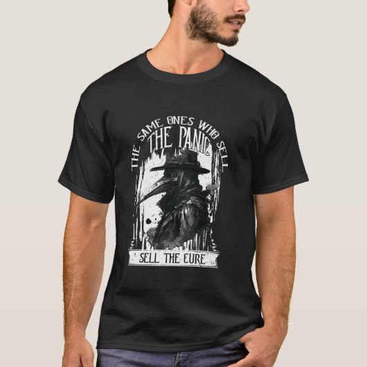Pest arts dezelfde degenen die de Panic Sel verkop T-shirt (Voorkant)
