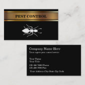 Pest Contol Visitekaartjes (Voorkant / Achterkant)