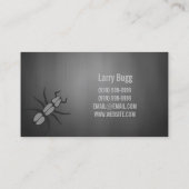 Pest Control, bugs Visitekaartje (Achterkant)