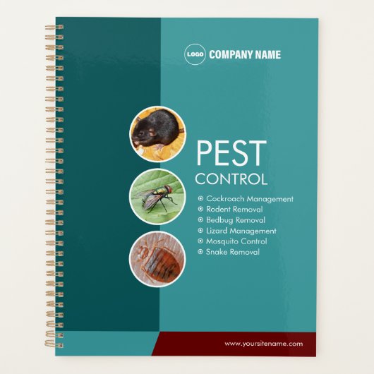 Pest Control Custom Company Planner (Voorkant)