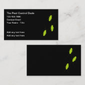 Pest Control Exterminating Theme Visitekaartje (Voorkant / Achterkant)