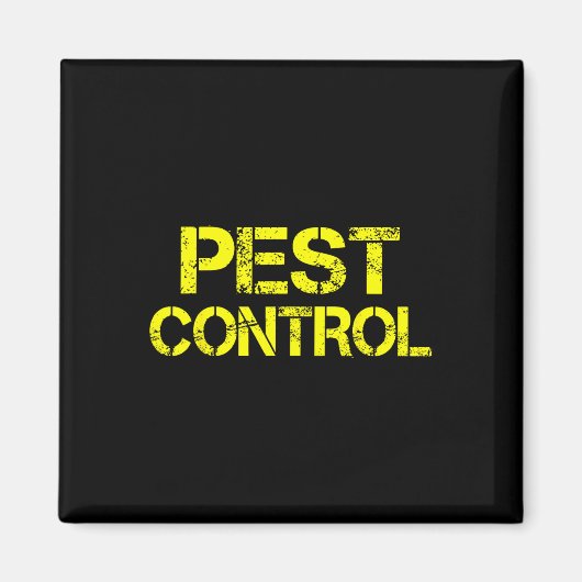 Pest Control Exterminator Halloween Costume Magneet (Voorkant)