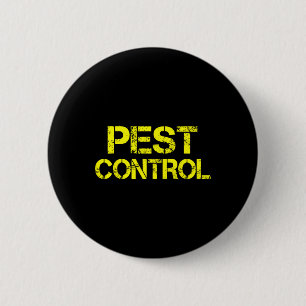 Pest Control Exterminator Halloween Costume Ronde Button 5,7 Cm