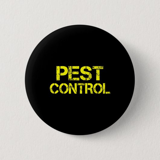 Pest Control Exterminator Halloween Costume Ronde Button 5,7 Cm (Voorkant)