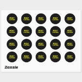 Pest Control Exterminator Halloween Costume Ronde Sticker (Vel)