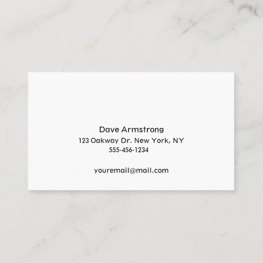 Pest Control Exterminator Service Visitekaartje (Achterkant)