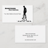 Pest Control Exterminator Service Visitekaartje (Voorkant / Achterkant)