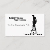 Pest Control Exterminator Service Visitekaartje (Voorkant)
