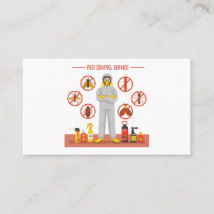 Pest Control Exterminator Service Visitekaartje