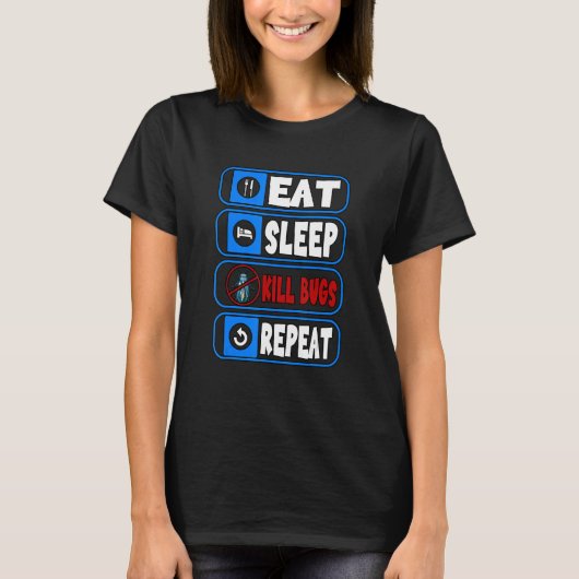 Pest Control Exterminator T-shirt (Voorkant)
