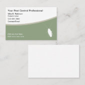 Pest Control Exterminator Theme Visitekaartjes (Voorkant / Achterkant)