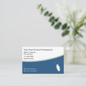 Pest Control Exterminator Theme Visitekaartjes (Staand voorkant)