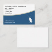 Pest Control Exterminator Theme Visitekaartjes (Voorkant / Achterkant)