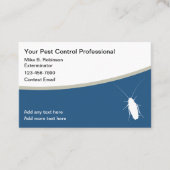 Pest Control Exterminator Theme Visitekaartjes (Voorkant)