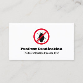 Pest Control Exterminator Visitekaartje