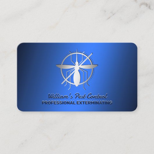 Pest Control Exterminator Visitekaartje (Voorkant)