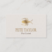 Pest Control Exterminator Visitekaartje (Voorkant)